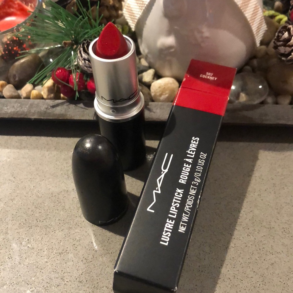 2/$25๐ NIB MAC Lustre Lipstick, Cockney - Picture 6 of 6
